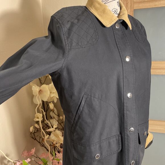 Polo Ralph Lauren Navy Blue Derby Vintage Cotton Blue Jacket Size L - Picture 4 of 10
